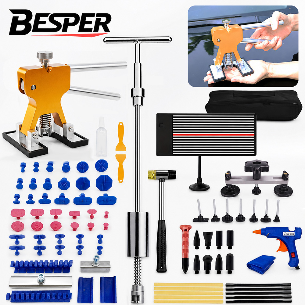 Hand Tools In Workshop - Profesjonalny zestaw do bezlakierowego usuwania wgnieceń