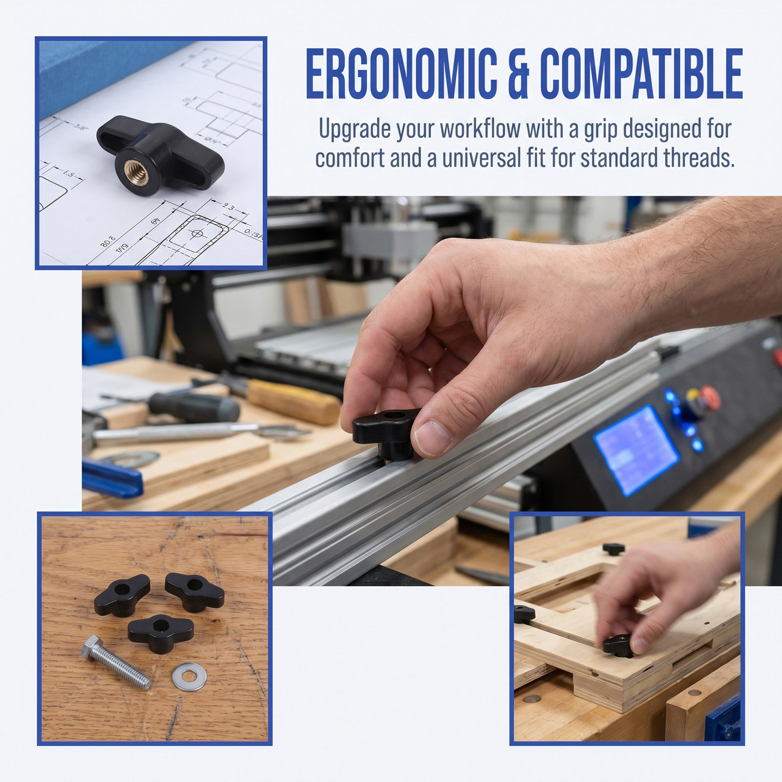 10 sztuk ergonomicznych uchwyt – Drill Press recenzja i cena